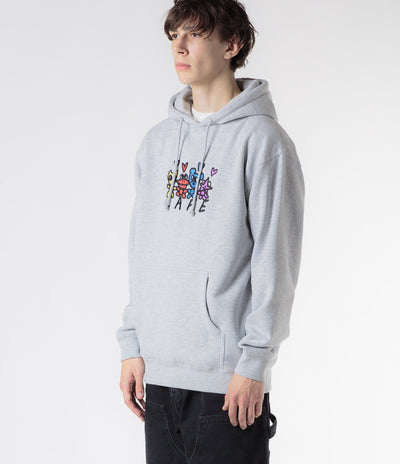 Skateboard Cafe Pals Hoodie - Heather Grey