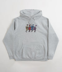 Skateboard Cafe Pals Hoodie - Heather Grey