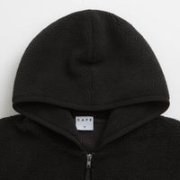 Skateboard Cafe Sherpa Fleece Hoodie in Black thumbnail
