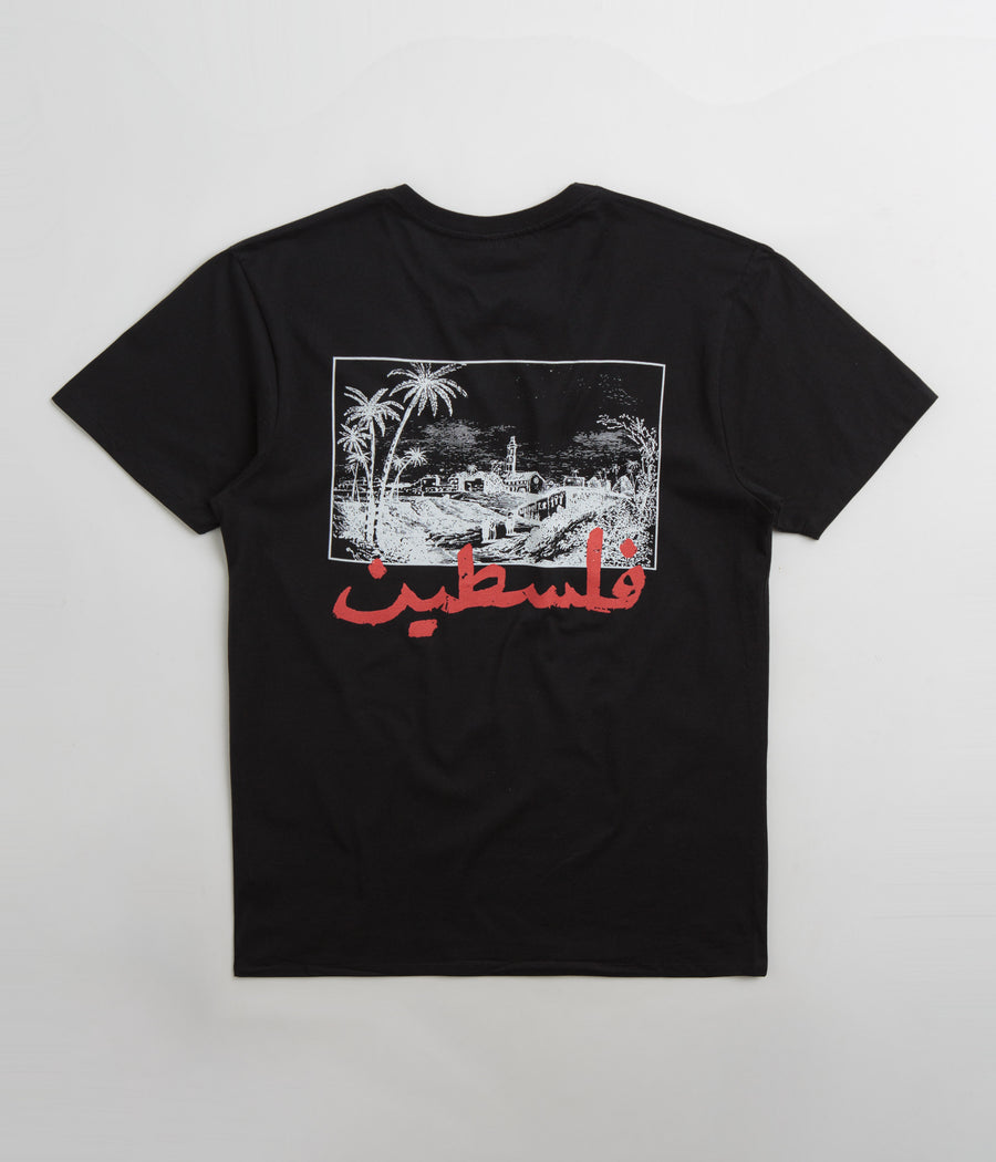 SkatePal Palms T-Shirt in Black