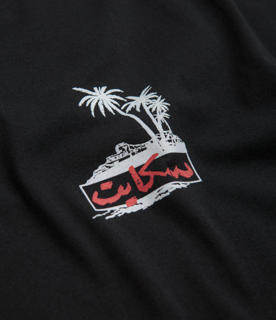 SkatePal Palms T-Shirt in Black