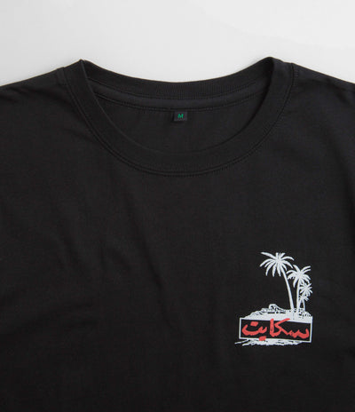 SkatePal Palms T-Shirt in Black