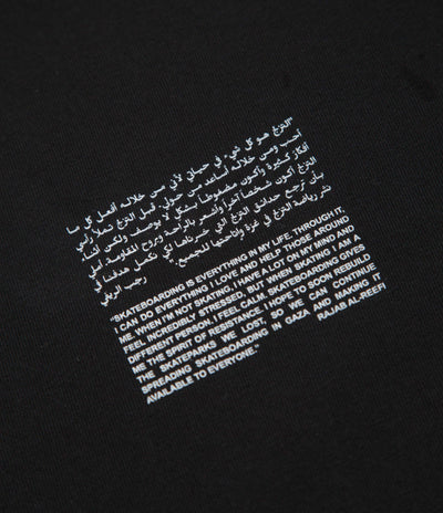 SkatePal Rajab T-Shirt in Black