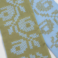 SkatePal x Sabri Sundos Scarf in Olive and Sky thumbnail