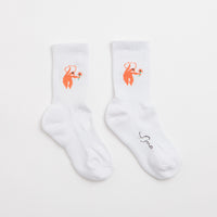 SkatePal x Sabri Sundos Socks - White thumbnail