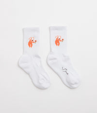 SkatePal x Sabri Sundos Socks in White