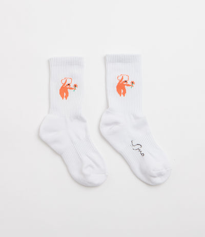 SkatePal x Sabri Sundos Socks - White