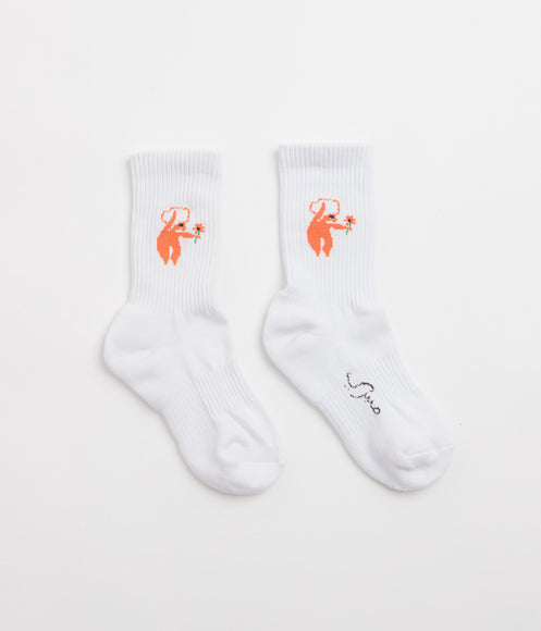 SkatePal x Sabri Sundos Socks - White