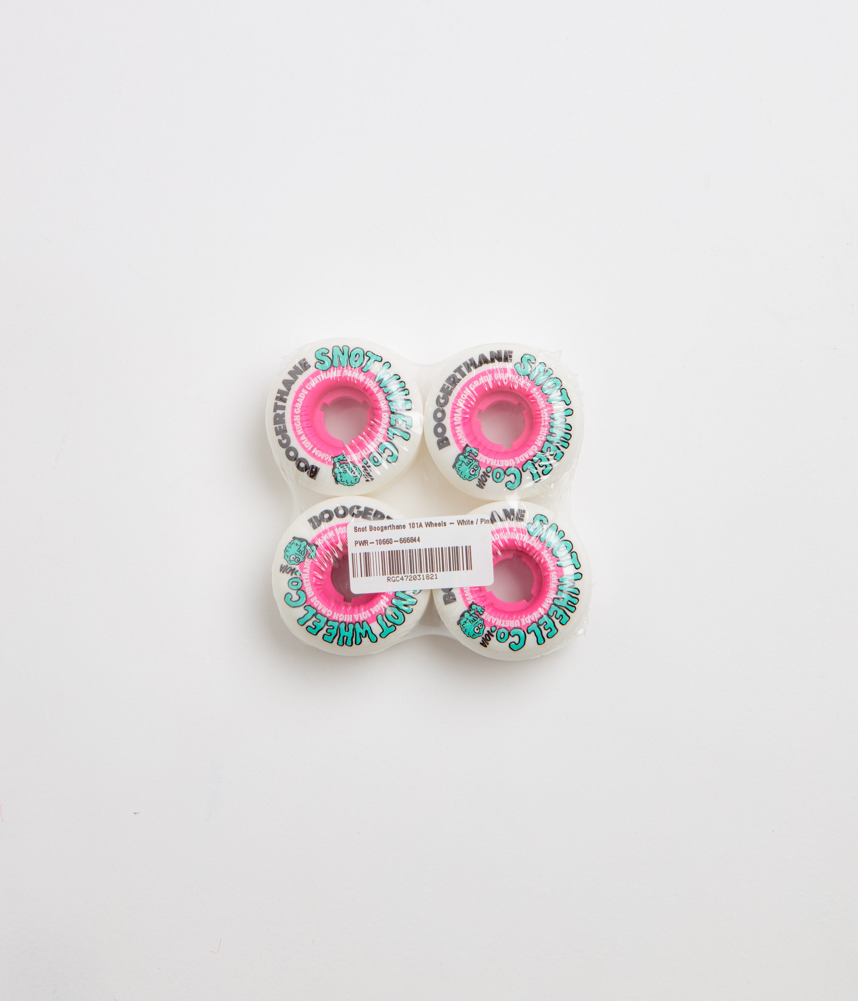 Snot Boogerthane 101A Wheels - White / Pink - 56mm