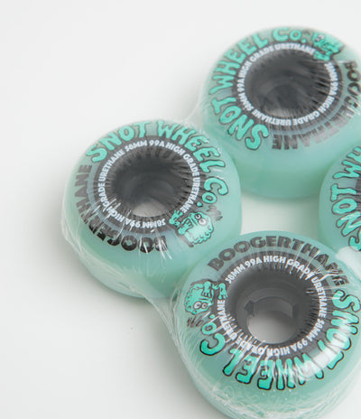 Snot Boogerthane 99A Wheels in Teal and Black and 58mm