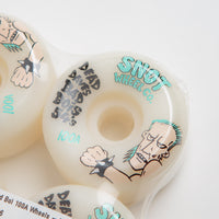 Snot Dead Dave Bad Boi 100A Wheels - White - 54mm thumbnail