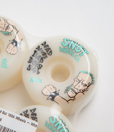 Snot Dead Dave Bad Boi 100A Wheels - White - 54mm