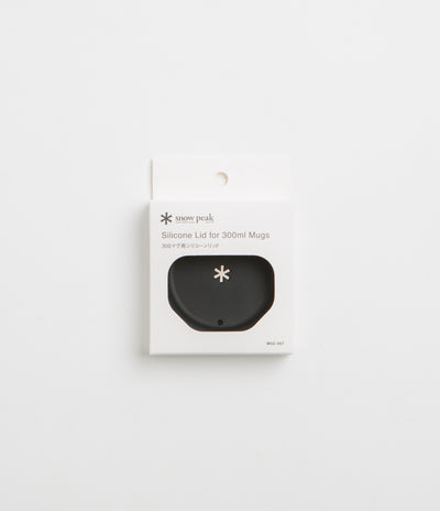 Snow Peak 300ml Mug Silicone Lid in Black