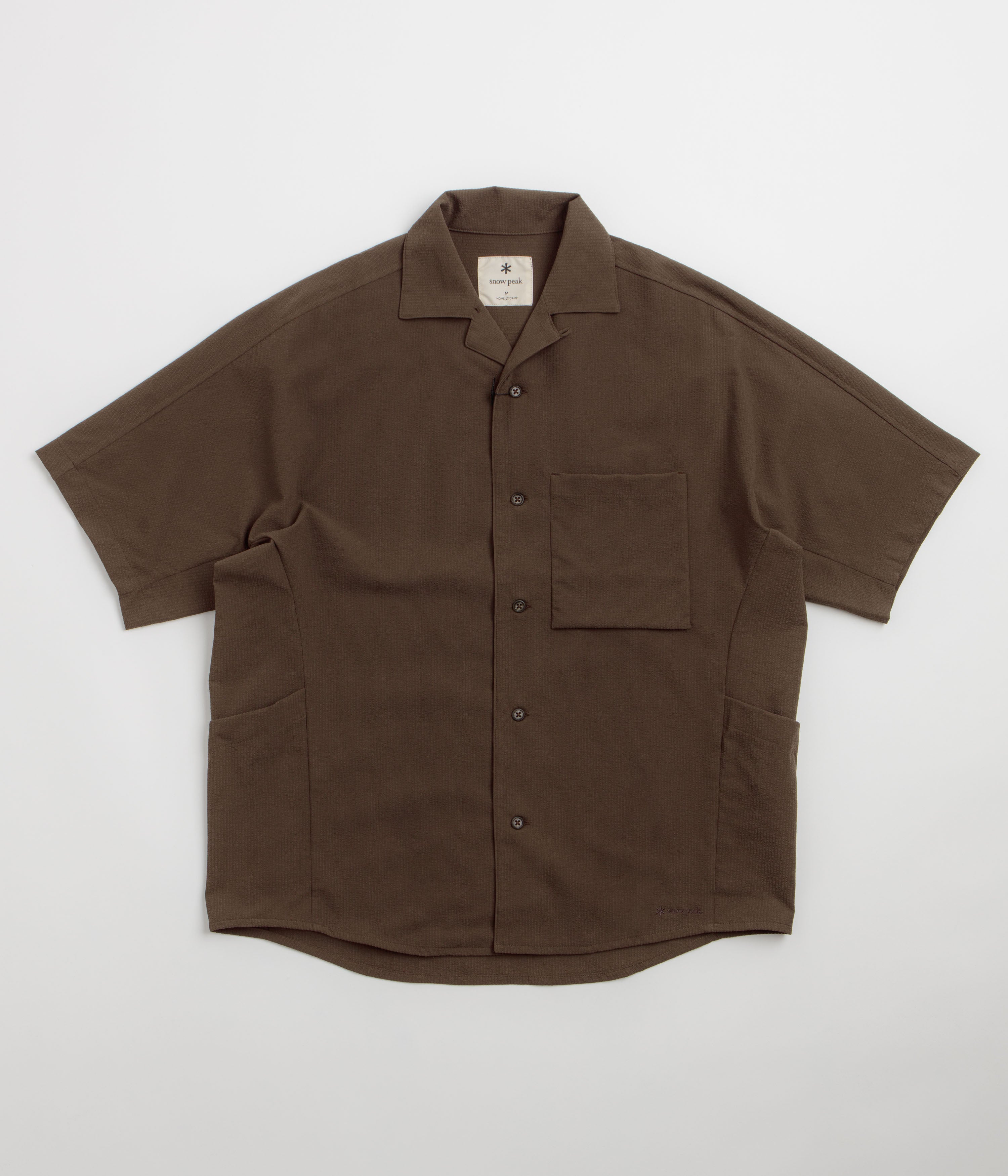 Snow Peak Airo Short Sleeve Shirt - Brown
