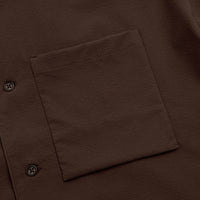 Snow Peak Airo Short Sleeve Shirt in Brown thumbnail
