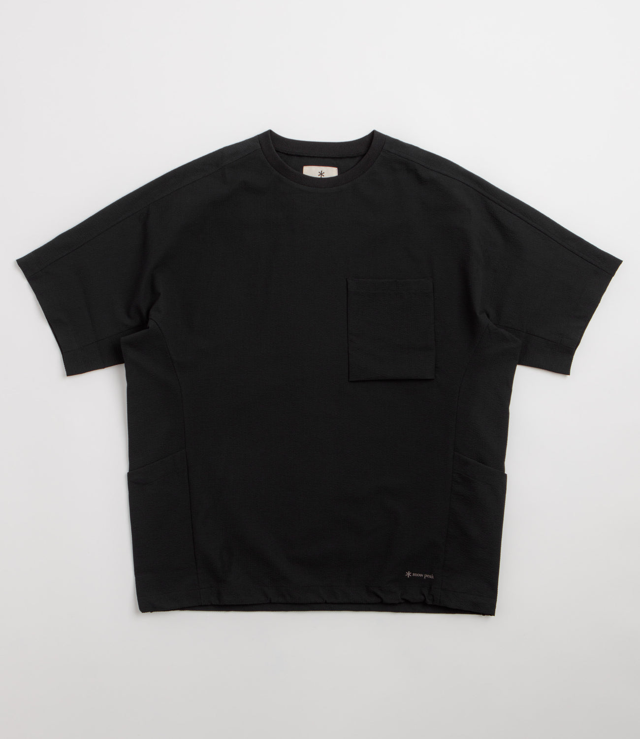 tao SNORK Tシャツ２-BLACK- Snow Peak Airo T-Shirt - Black | flatspot