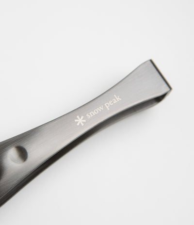 Snow Peak BBQ Tongs in Black