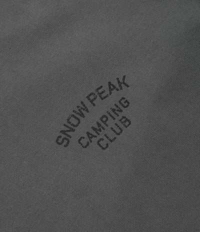 Snow Peak Camping Club T-Shirt - Charcoal