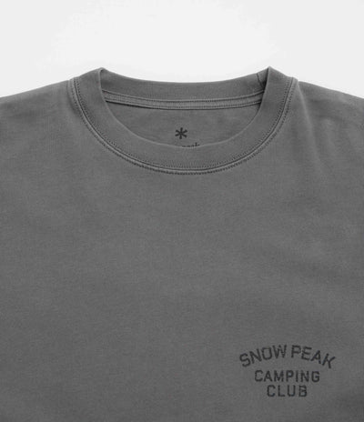 Snow Peak Camping Club T-Shirt - Charcoal
