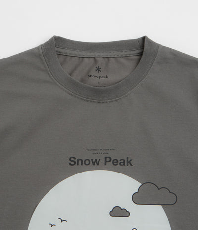 Snow Peak Camping Graphic T-Shirt in Grey