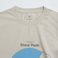 Snow Peak Camping Graphic T-Shirt in Ivory thumbnail