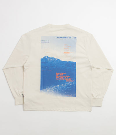 Snow Peak Campscape Long Sleeve T-Shirt - Ivory
