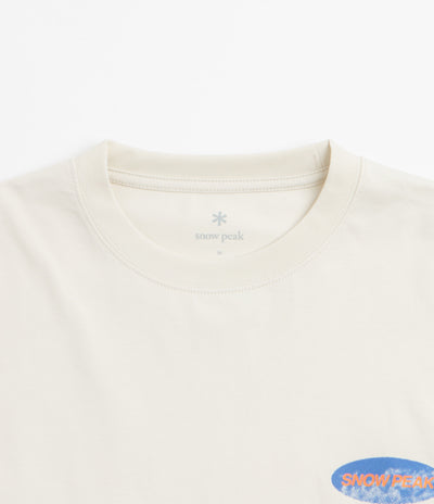 Snow Peak Campscape Long Sleeve T-Shirt - Ivory