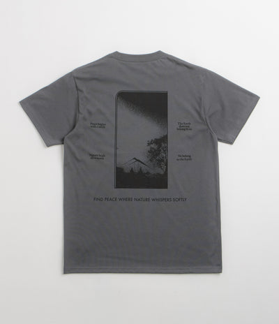 Snow Peak CF Landscape T-Shirt in Charcoal