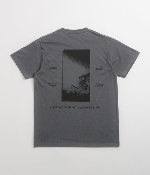 Snow Peak CF Landscape T-Shirt - Charcoal