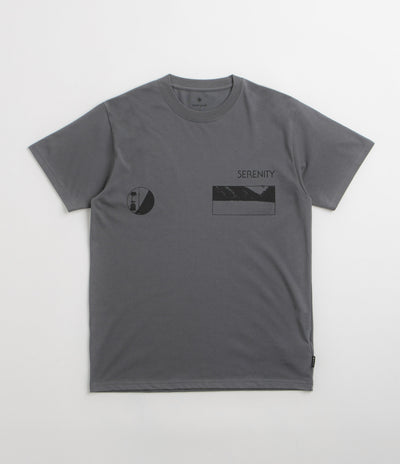 Snow Peak CF Landscape T-Shirt in Charcoal