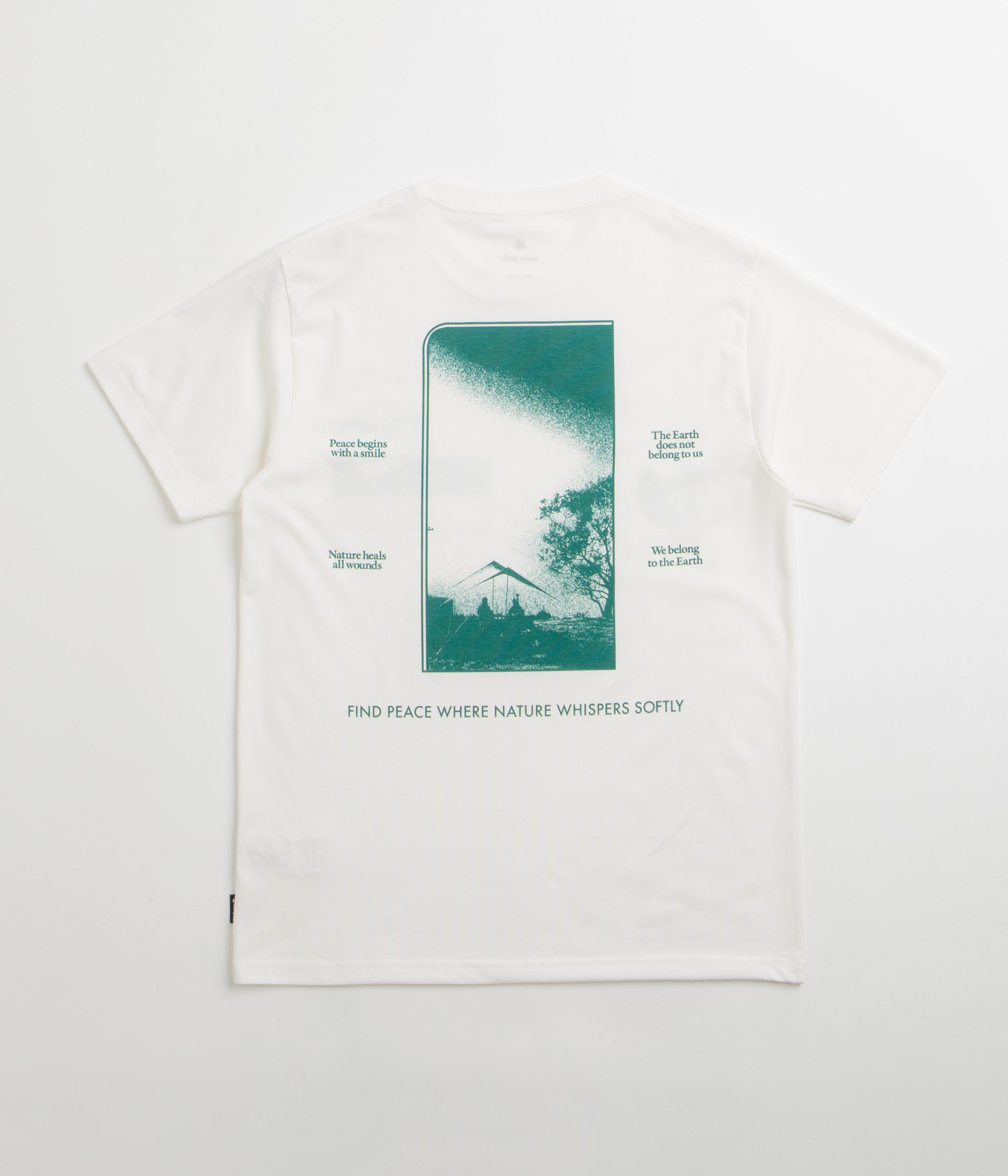 Snow Peak CF Landscape T-Shirt - Off White
