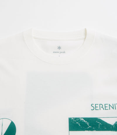 Snow Peak CF Landscape T-Shirt in Off White