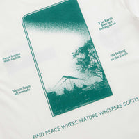 Snow Peak CF Landscape T-Shirt in Off White thumbnail