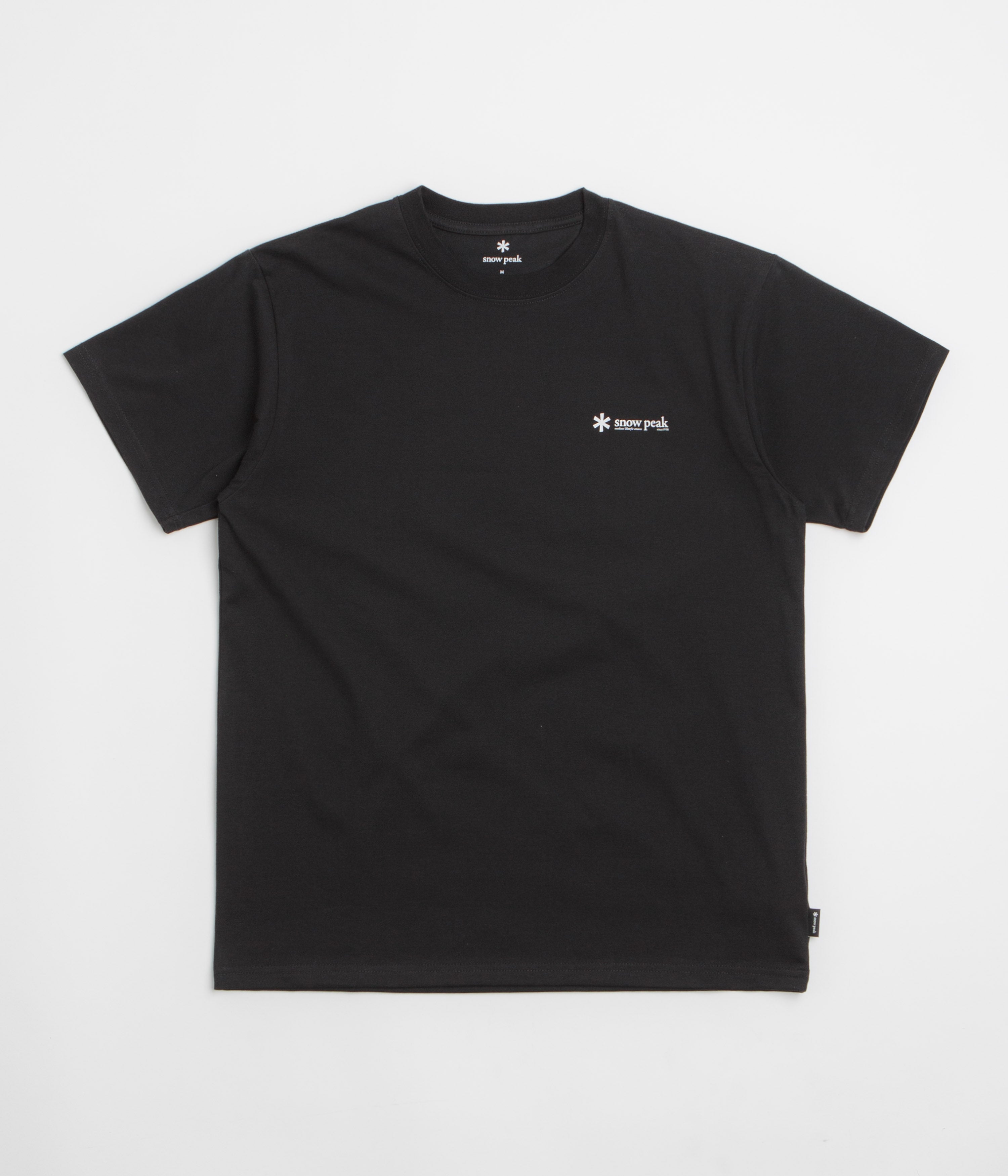 Snow Peak Chest Logo T-Shirt in Black