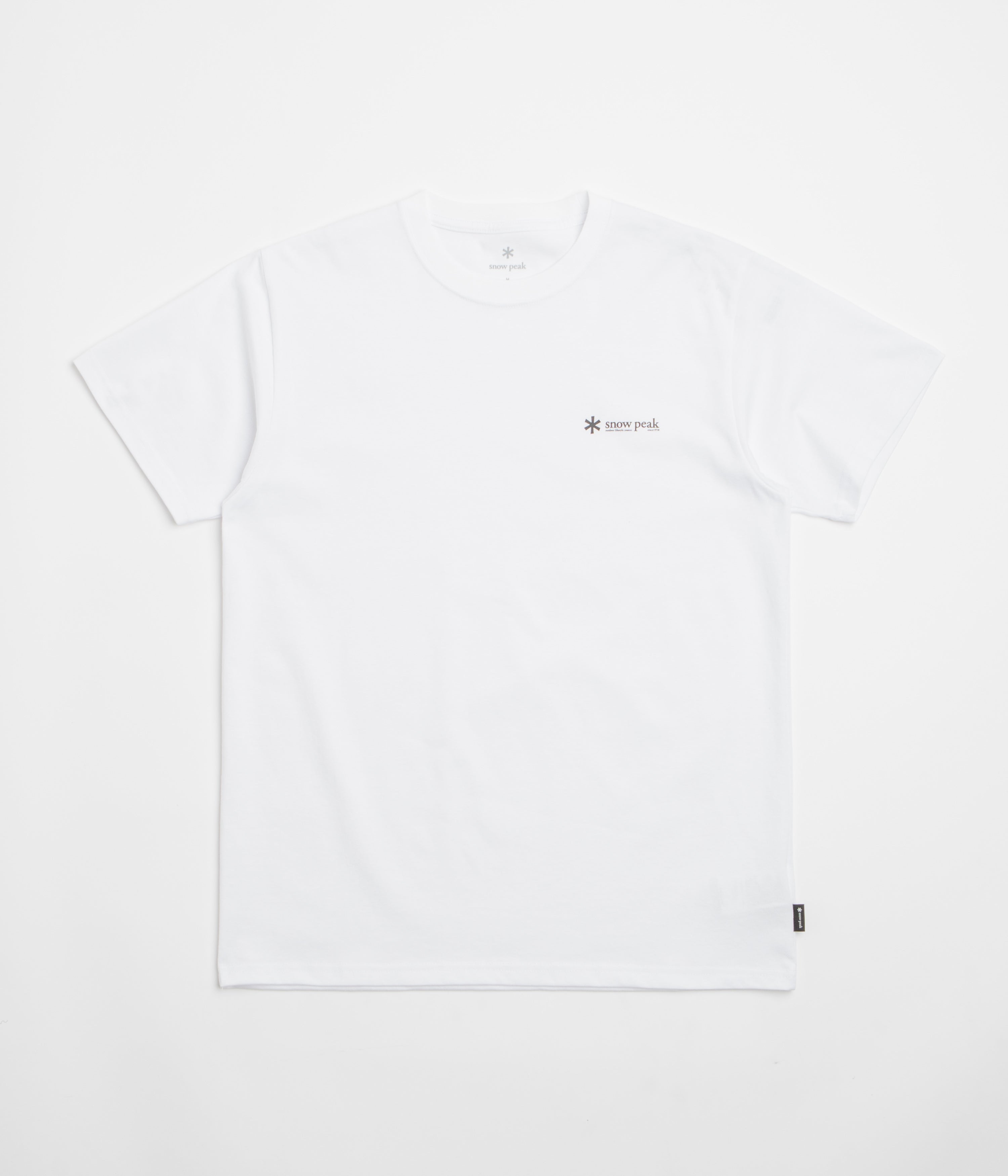 Snow Peak Chest Logo T-Shirt in White