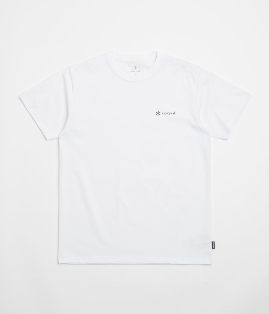 Snow Peak Chest Logo T-Shirt in White
