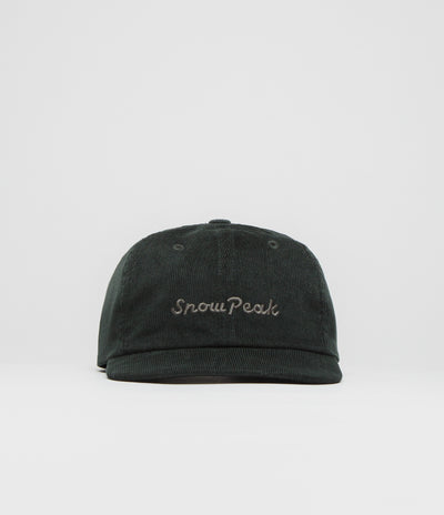 Snow Peak Corduroy Cap in Dark Green