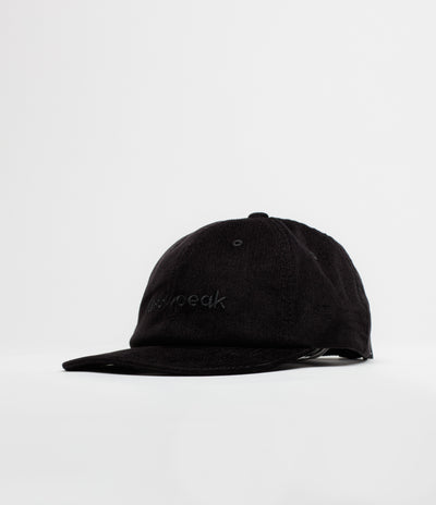 Snow Peak Corduroy Logo Design Cap in Black