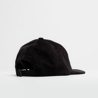 Snow Peak Corduroy Logo Design Cap in Black thumbnail
