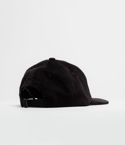 Snow Peak Corduroy Logo Design Cap in Black