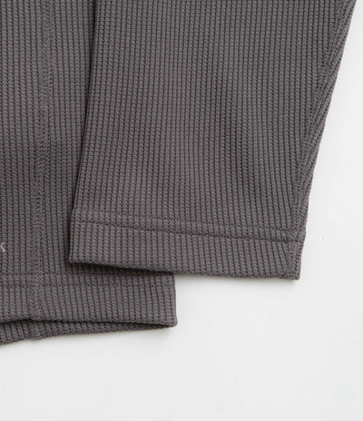 Snow Peak Dry Thermal Long Sleeve T-Shirt in Charcoal