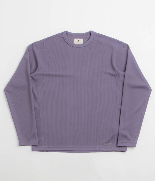 Snow Peak Dry Thermal Long Sleeve T-Shirt - Light Purple