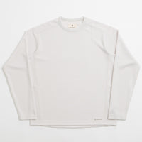 Snow Peak Dry Thermal Long Sleeve T-Shirt in Off White thumbnail