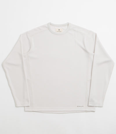 Snow Peak Dry Thermal Long Sleeve T-Shirt in Off White