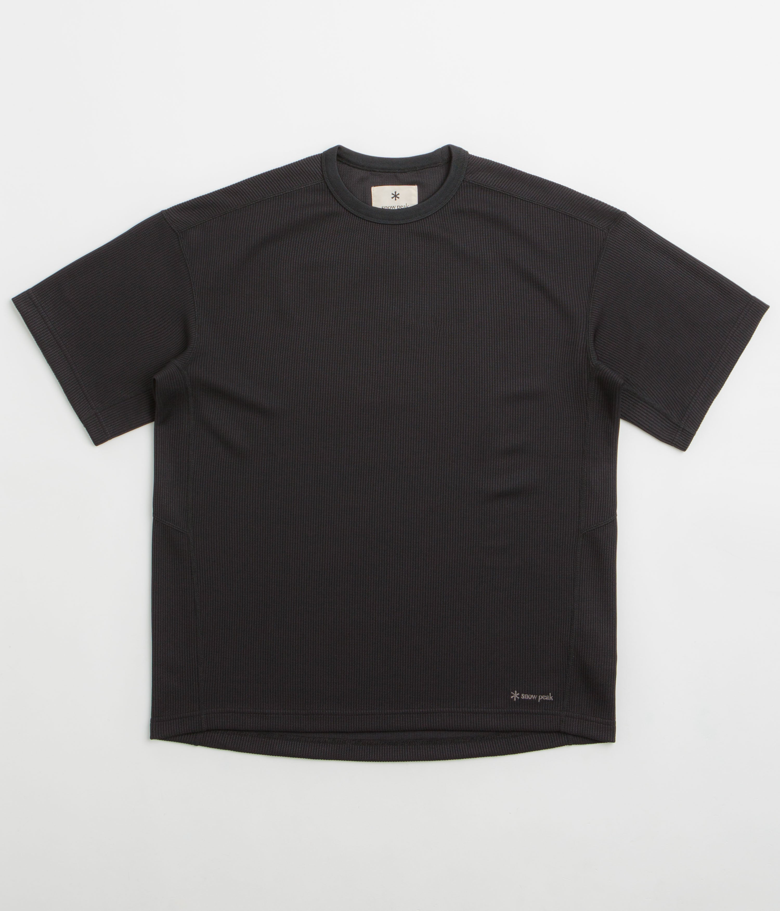 Snow Peak Dry Thermal T-Shirt in Black