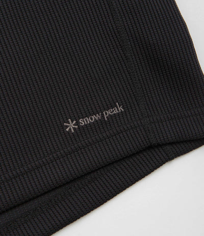Snow Peak Dry Thermal T-Shirt in Black