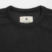 Snow Peak Dry Thermal T-Shirt in Black thumbnail