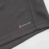 Snow Peak Dry Thermal T-Shirt in Charcoal thumbnail