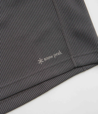 Snow Peak Dry Thermal T-Shirt in Charcoal
