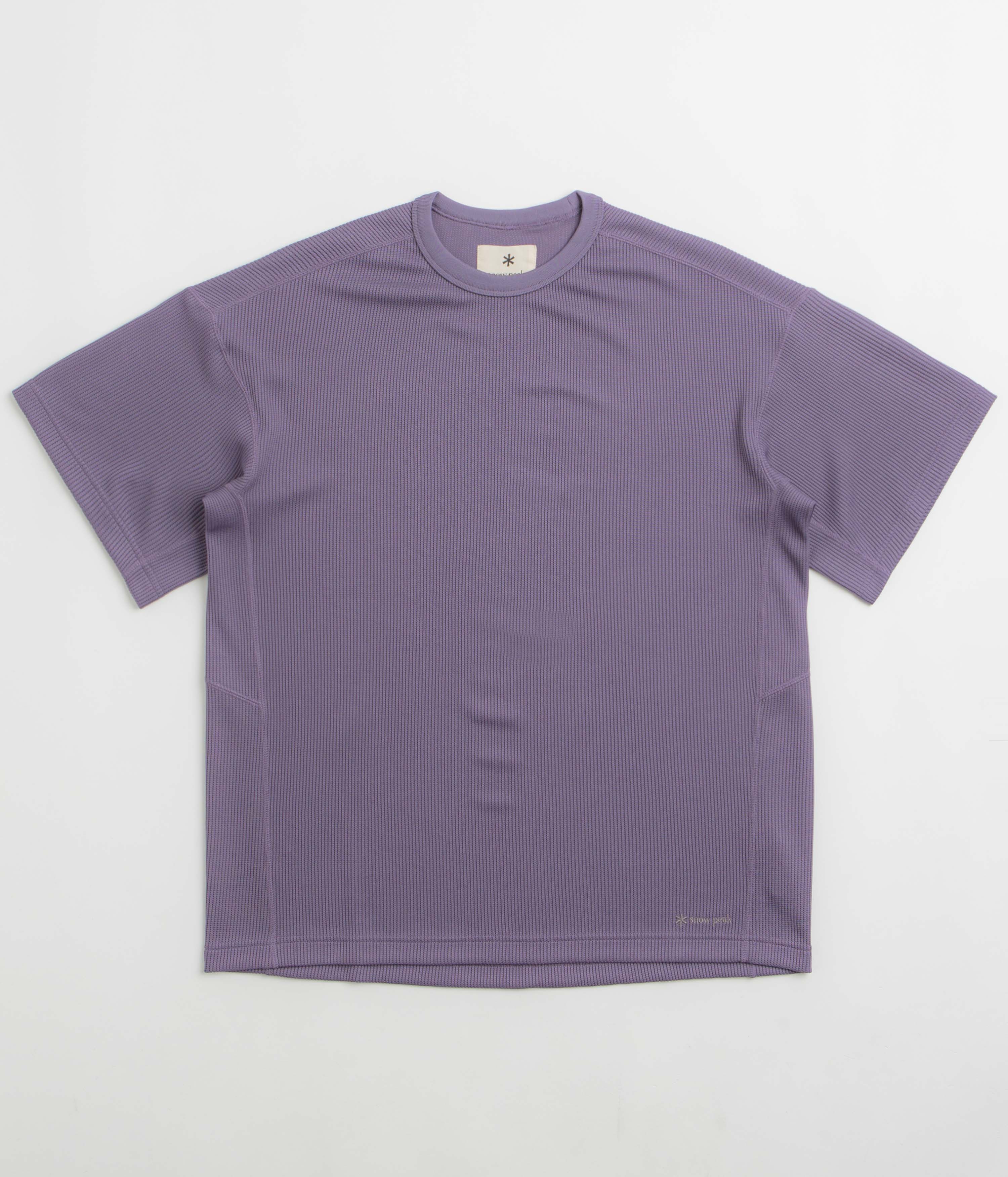 Snow Peak Dry Thermal T-Shirt in Light Purple